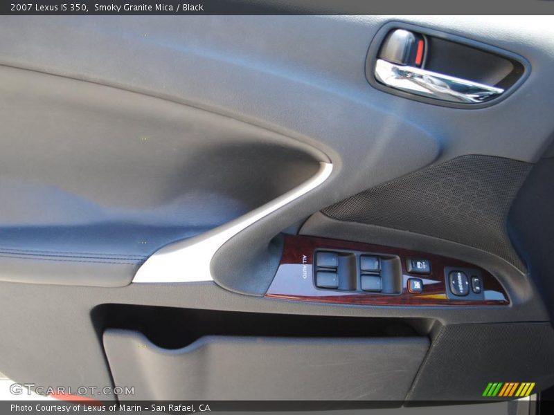 Smoky Granite Mica / Black 2007 Lexus IS 350
