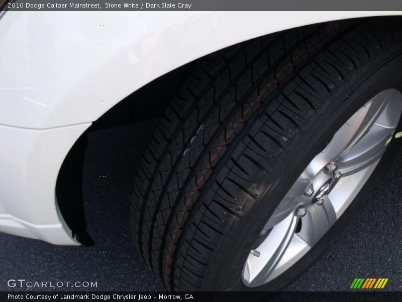 Stone White / Dark Slate Gray 2010 Dodge Caliber Mainstreet