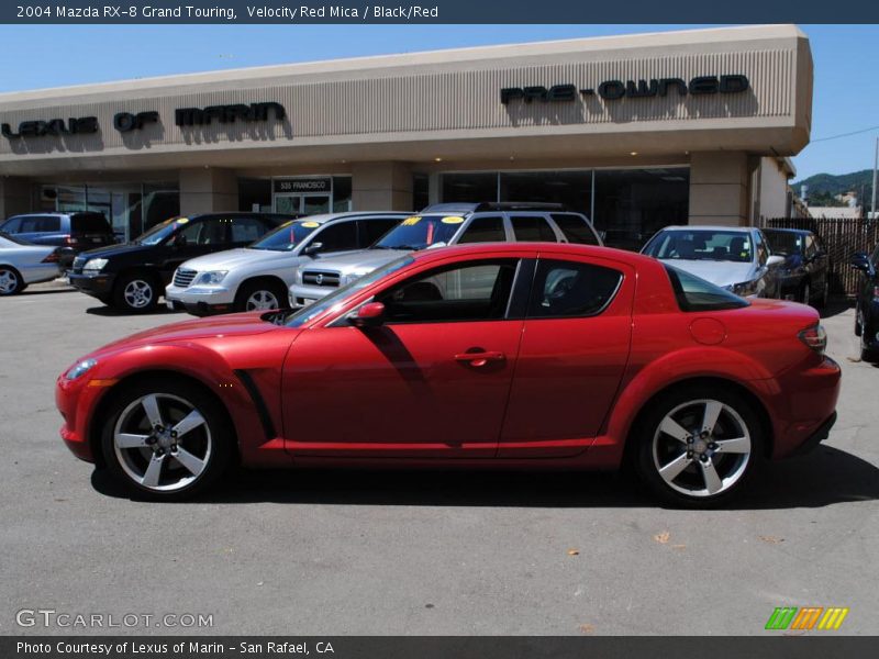 Velocity Red Mica / Black/Red 2004 Mazda RX-8 Grand Touring