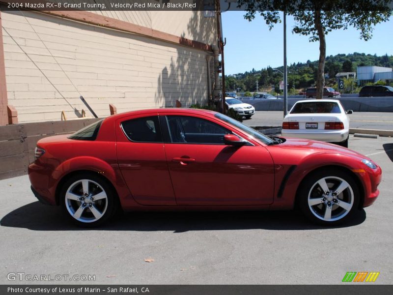 Velocity Red Mica / Black/Red 2004 Mazda RX-8 Grand Touring