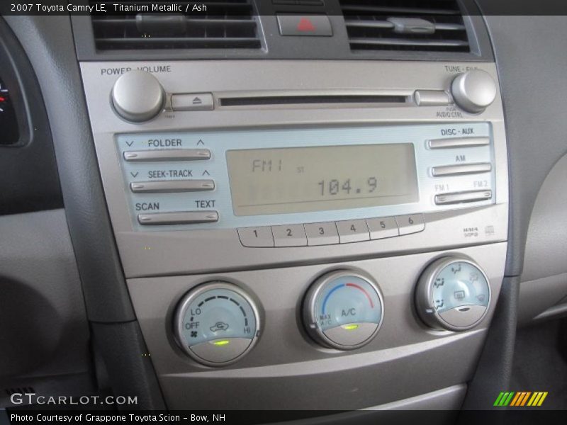 Titanium Metallic / Ash 2007 Toyota Camry LE