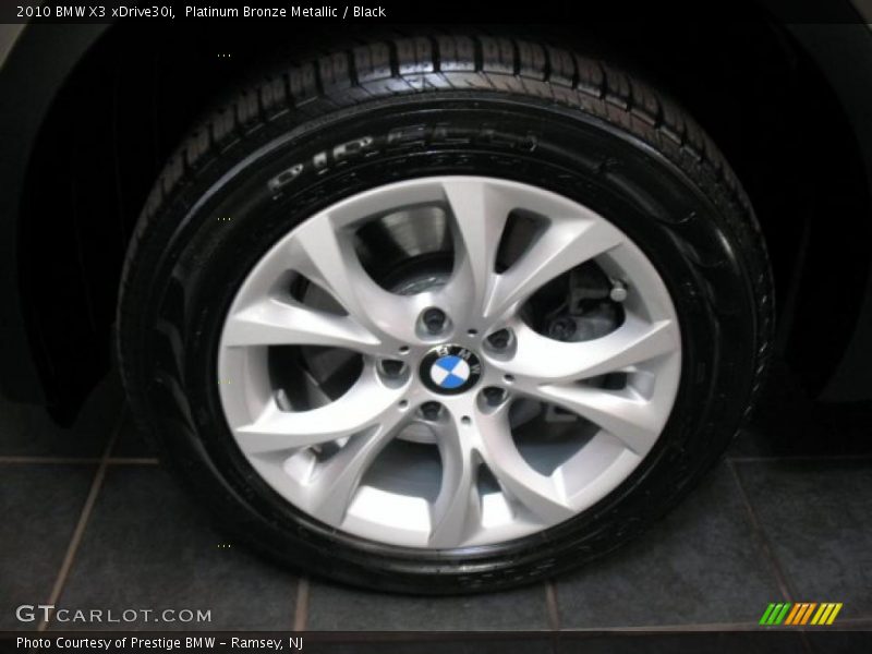 Platinum Bronze Metallic / Black 2010 BMW X3 xDrive30i