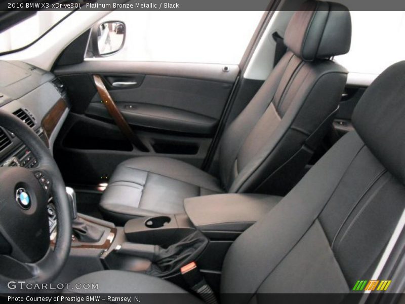 Platinum Bronze Metallic / Black 2010 BMW X3 xDrive30i