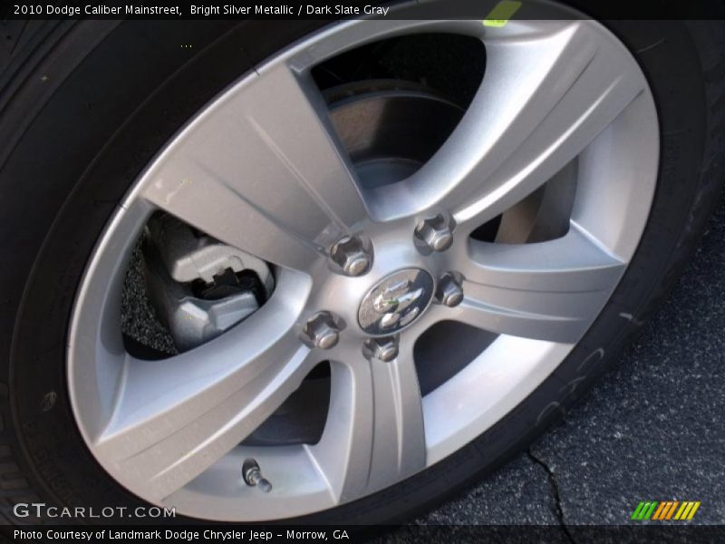 Bright Silver Metallic / Dark Slate Gray 2010 Dodge Caliber Mainstreet