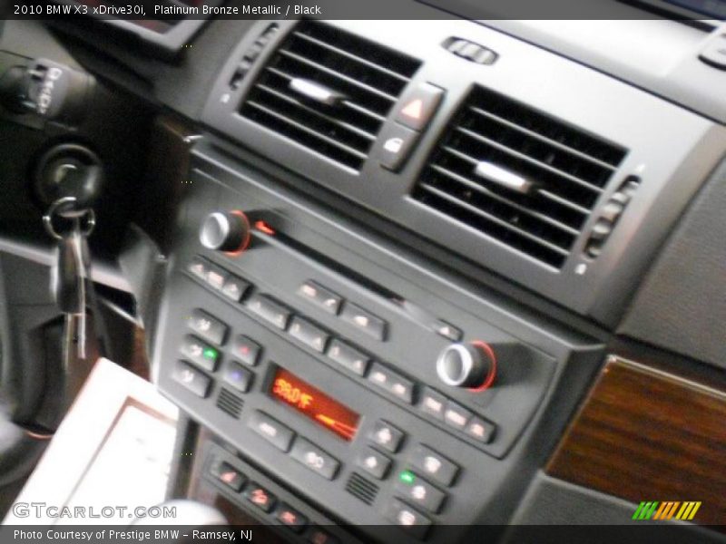 Platinum Bronze Metallic / Black 2010 BMW X3 xDrive30i