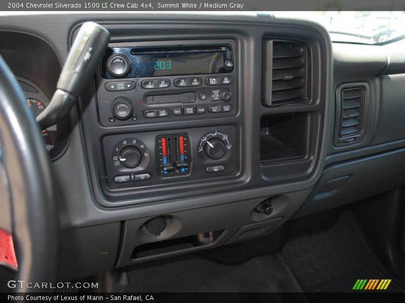 Summit White / Medium Gray 2004 Chevrolet Silverado 1500 LS Crew Cab 4x4