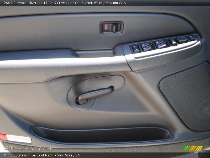Summit White / Medium Gray 2004 Chevrolet Silverado 1500 LS Crew Cab 4x4