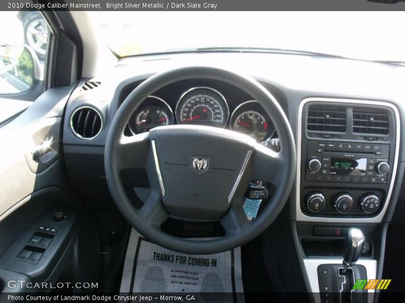 Bright Silver Metallic / Dark Slate Gray 2010 Dodge Caliber Mainstreet