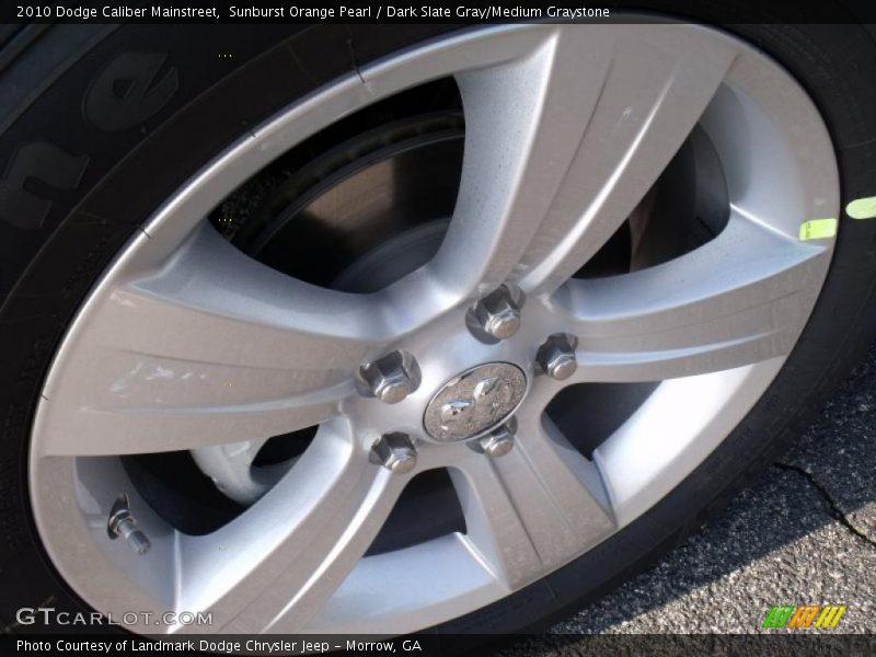 Sunburst Orange Pearl / Dark Slate Gray/Medium Graystone 2010 Dodge Caliber Mainstreet