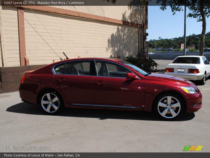 Matador Red Mica / Cashmere 2007 Lexus GS 350