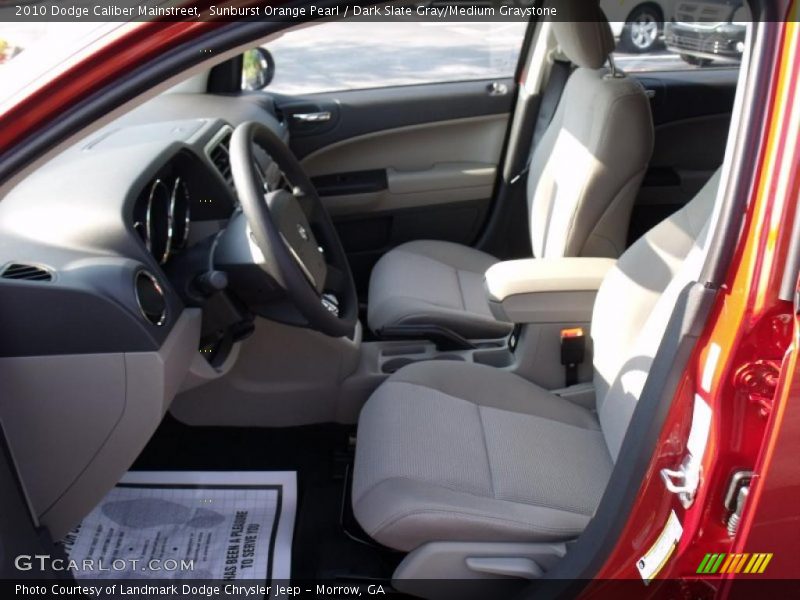 Sunburst Orange Pearl / Dark Slate Gray/Medium Graystone 2010 Dodge Caliber Mainstreet