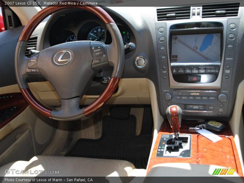 Matador Red Mica / Cashmere 2007 Lexus GS 350