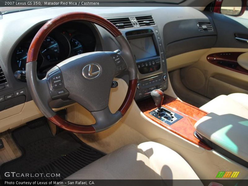 Matador Red Mica / Cashmere 2007 Lexus GS 350