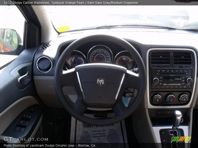 Sunburst Orange Pearl / Dark Slate Gray/Medium Graystone 2010 Dodge Caliber Mainstreet