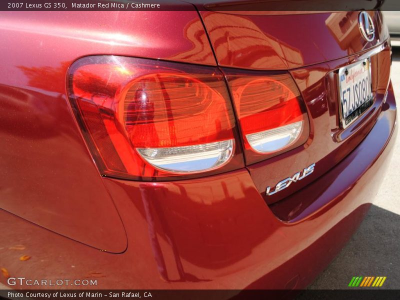 Matador Red Mica / Cashmere 2007 Lexus GS 350