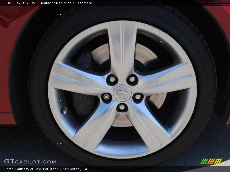 Matador Red Mica / Cashmere 2007 Lexus GS 350