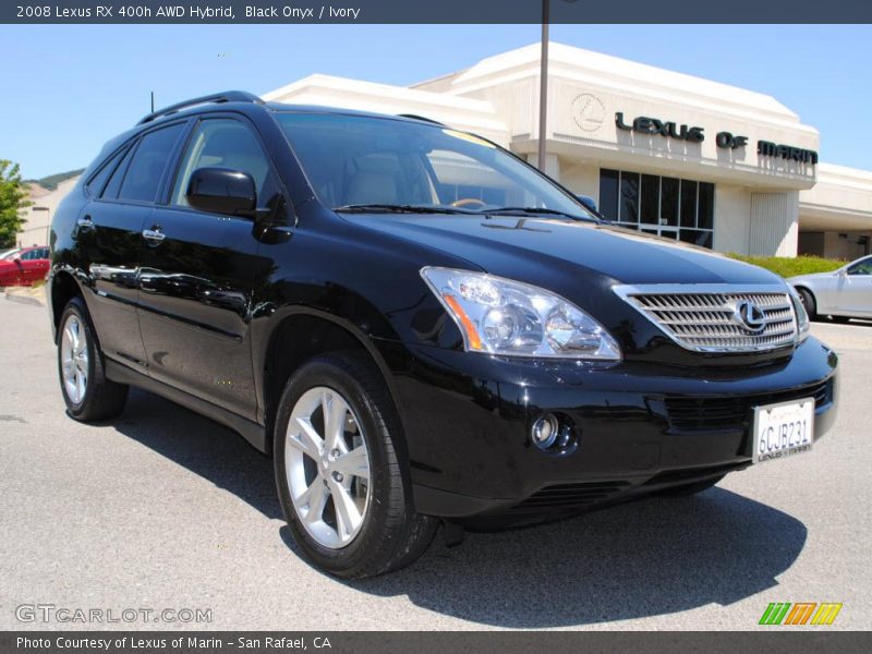 Black Onyx / Ivory 2008 Lexus RX 400h AWD Hybrid
