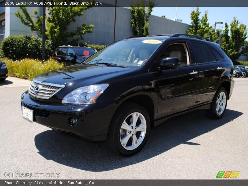 Black Onyx / Ivory 2008 Lexus RX 400h AWD Hybrid