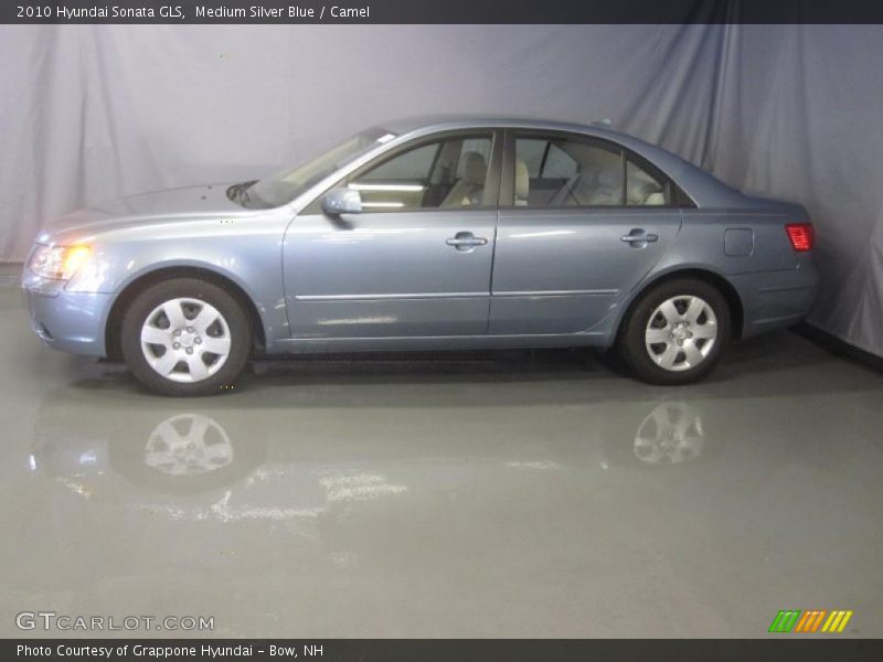 Medium Silver Blue / Camel 2010 Hyundai Sonata GLS