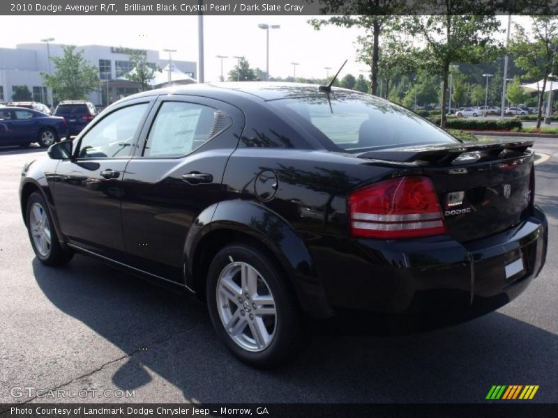 Brilliant Black Crystal Pearl / Dark Slate Gray 2010 Dodge Avenger R/T