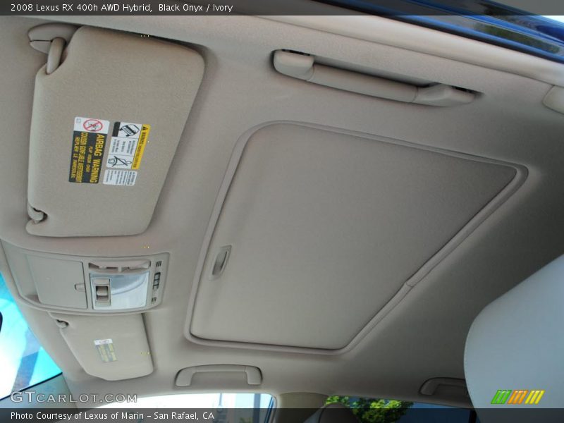 Black Onyx / Ivory 2008 Lexus RX 400h AWD Hybrid