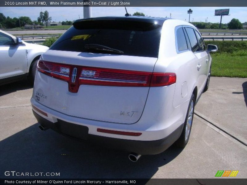 White Platinum Metallic Tri-Coat / Light Stone 2010 Lincoln MKT FWD