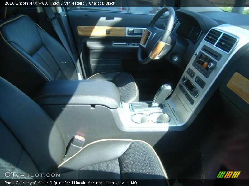 Ingot Silver Metallic / Charcoal Black 2010 Lincoln MKX AWD