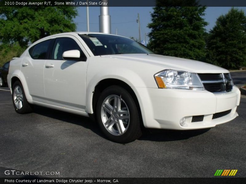 Stone White / Dark Slate Gray 2010 Dodge Avenger R/T
