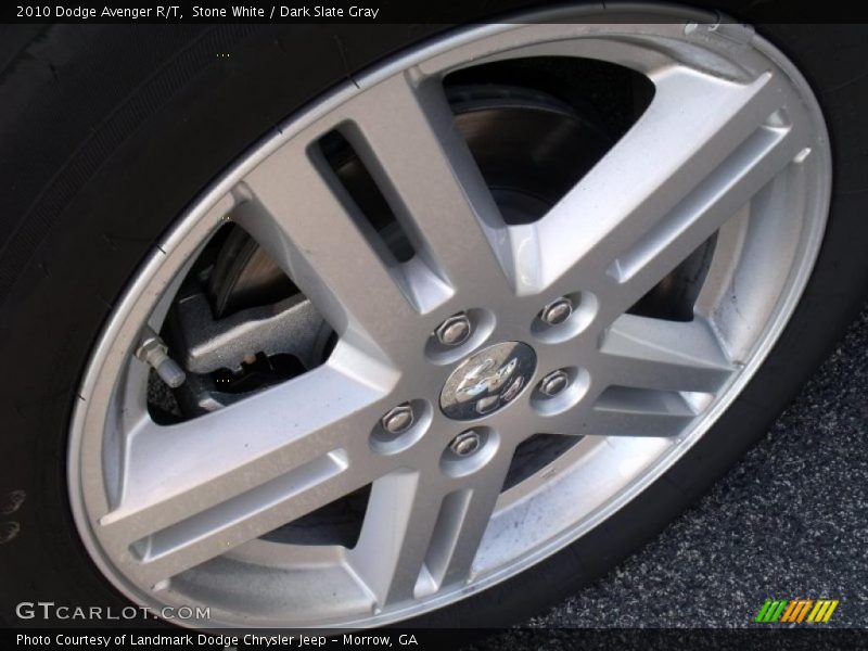 Stone White / Dark Slate Gray 2010 Dodge Avenger R/T