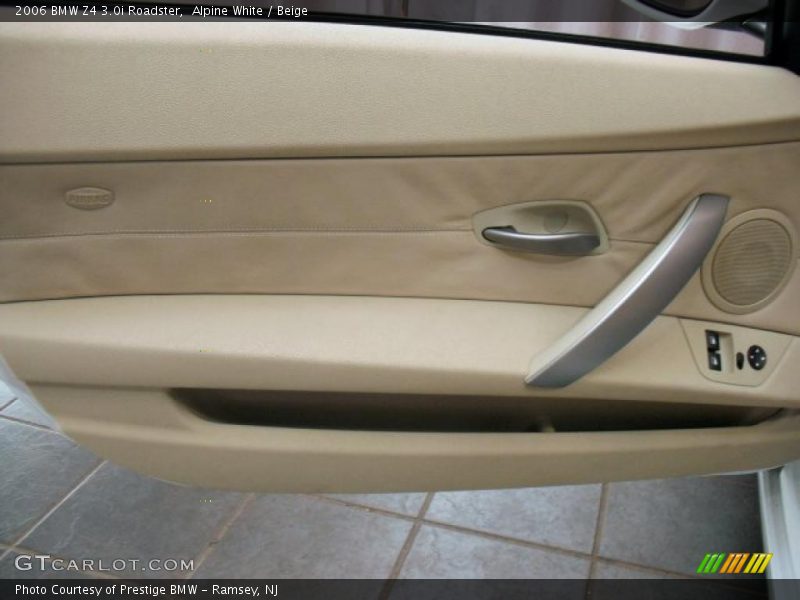 Alpine White / Beige 2006 BMW Z4 3.0i Roadster