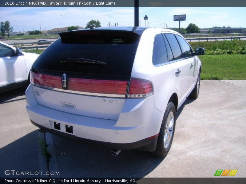 White Platinum Tri-Coat / Light Camel 2010 Lincoln MKX FWD