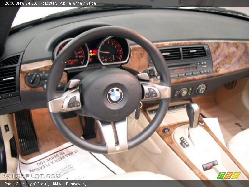 Alpine White / Beige 2006 BMW Z4 3.0i Roadster