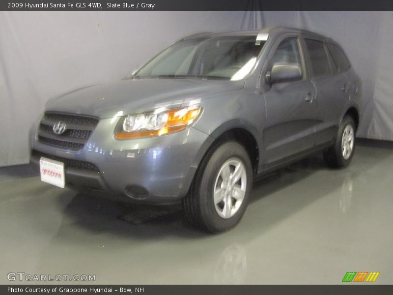 Slate Blue / Gray 2009 Hyundai Santa Fe GLS 4WD