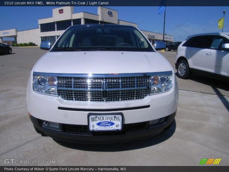 White Platinum Tri-Coat / Light Camel 2010 Lincoln MKX FWD