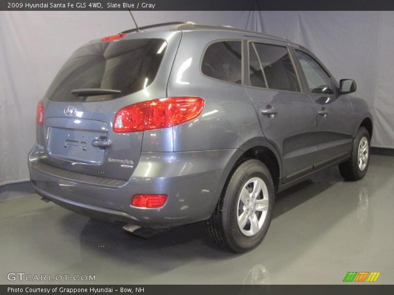 Slate Blue / Gray 2009 Hyundai Santa Fe GLS 4WD