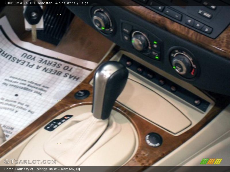 Alpine White / Beige 2006 BMW Z4 3.0i Roadster
