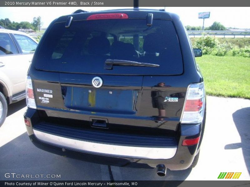 Black / Stone 2010 Mercury Mariner V6 Premier 4WD