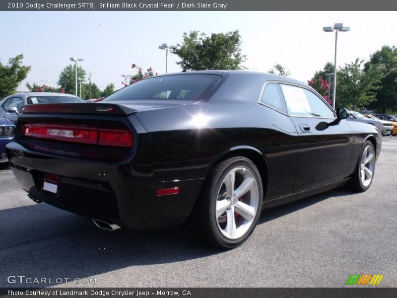 Brilliant Black Crystal Pearl / Dark Slate Gray 2010 Dodge Challenger SRT8