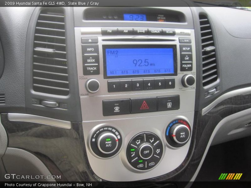 Slate Blue / Gray 2009 Hyundai Santa Fe GLS 4WD