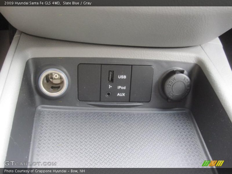 Slate Blue / Gray 2009 Hyundai Santa Fe GLS 4WD