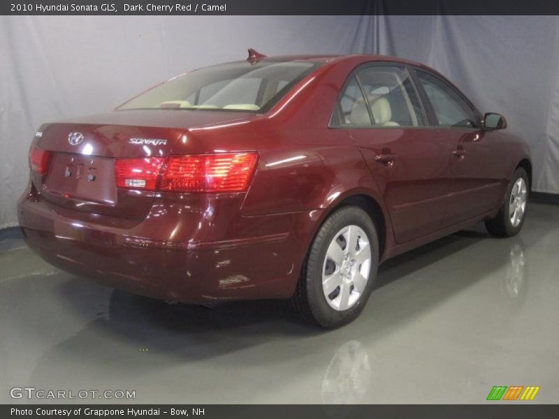 Dark Cherry Red / Camel 2010 Hyundai Sonata GLS