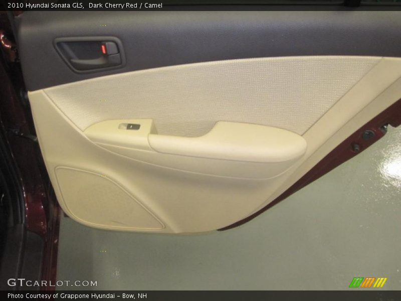 Dark Cherry Red / Camel 2010 Hyundai Sonata GLS