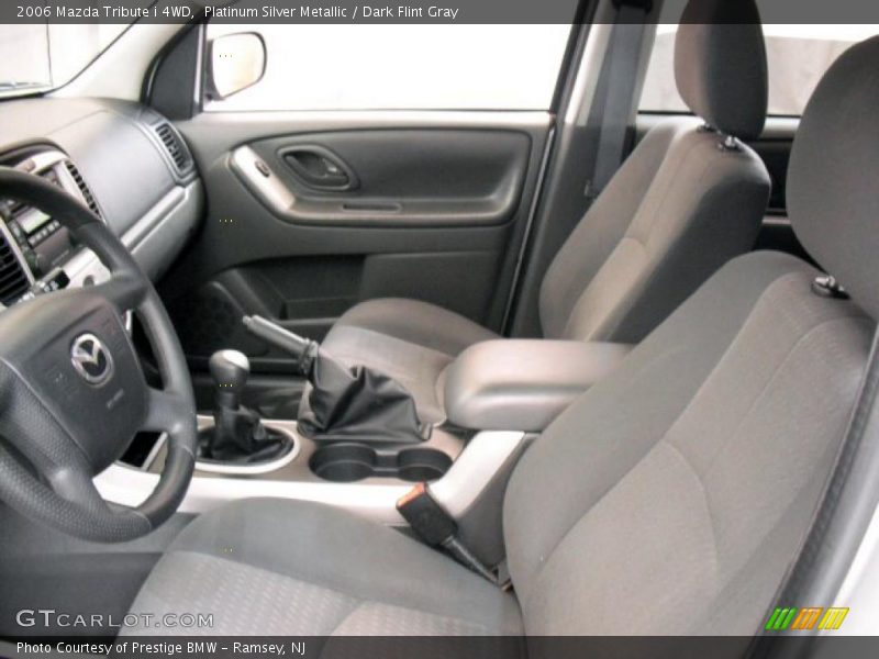 Platinum Silver Metallic / Dark Flint Gray 2006 Mazda Tribute i 4WD