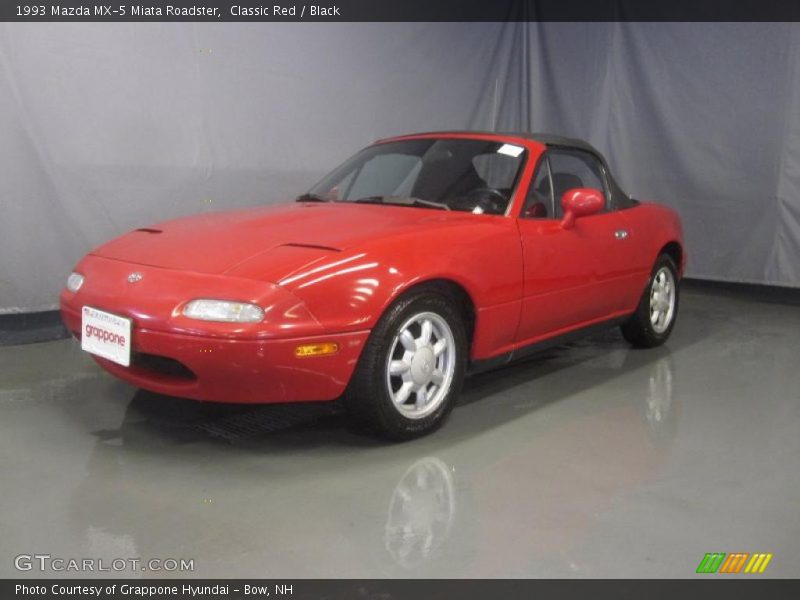 Classic Red / Black 1993 Mazda MX-5 Miata Roadster