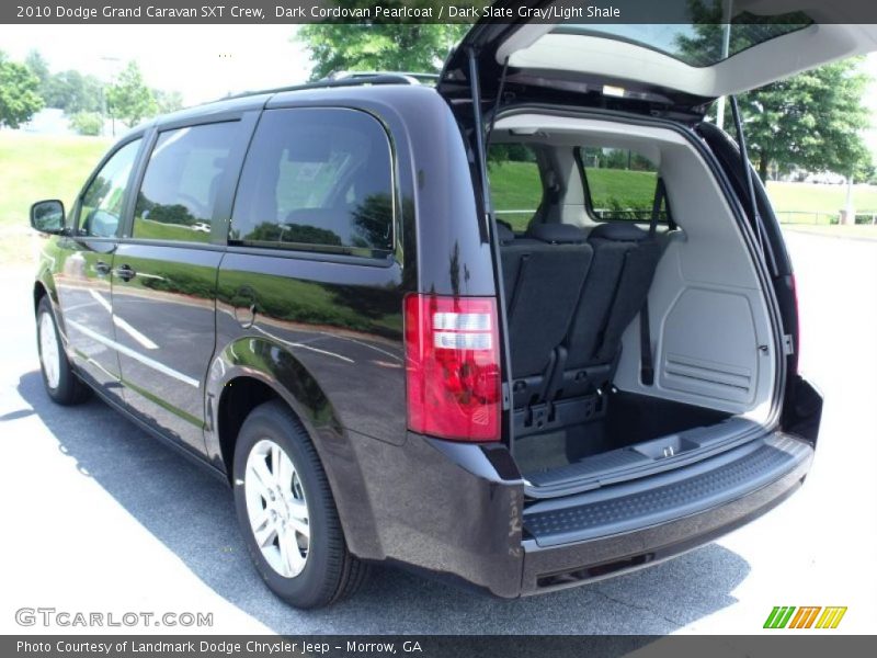 Dark Cordovan Pearlcoat / Dark Slate Gray/Light Shale 2010 Dodge Grand Caravan SXT Crew