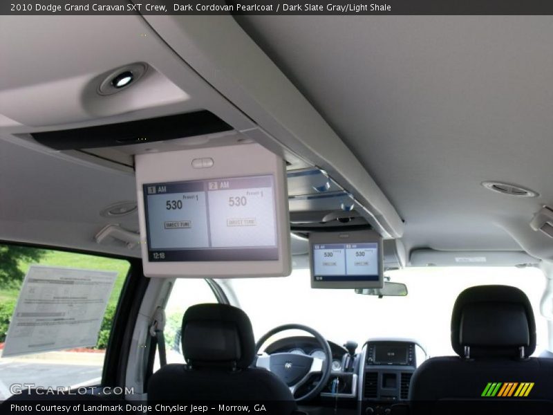 Dark Cordovan Pearlcoat / Dark Slate Gray/Light Shale 2010 Dodge Grand Caravan SXT Crew