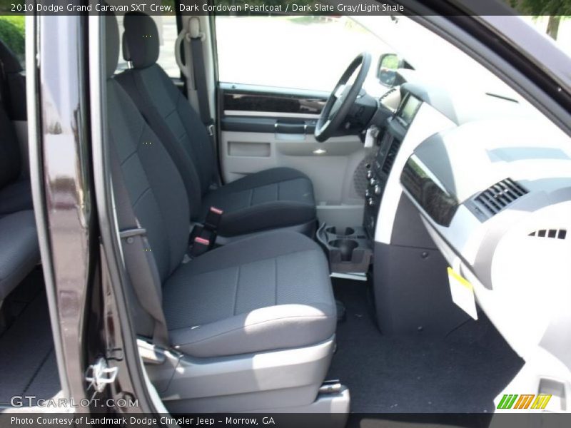 Dark Cordovan Pearlcoat / Dark Slate Gray/Light Shale 2010 Dodge Grand Caravan SXT Crew