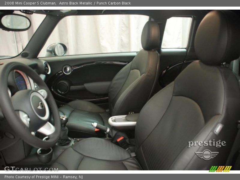 Astro Black Metallic / Punch Carbon Black 2008 Mini Cooper S Clubman