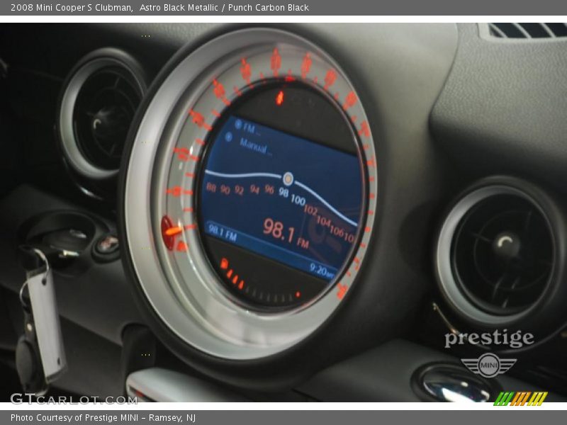 Astro Black Metallic / Punch Carbon Black 2008 Mini Cooper S Clubman