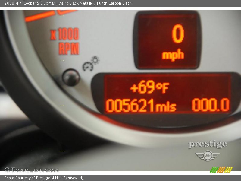 Astro Black Metallic / Punch Carbon Black 2008 Mini Cooper S Clubman